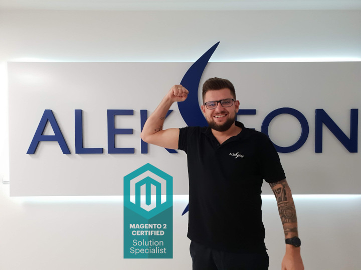 Our man is a Certified Magento 2 Solution Specialist